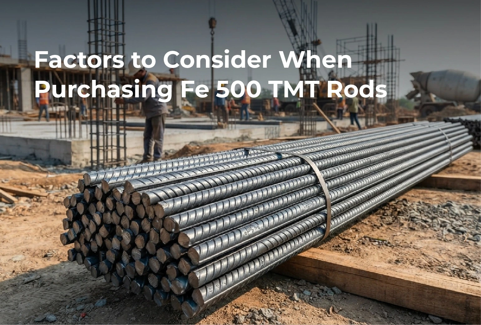 Factors to Consider When Purchasing Fe 500 TMT Rods
